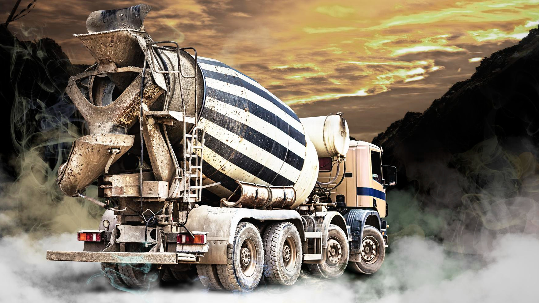 Ready Mix Trucks in Construction