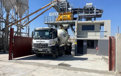 A new MEKA Compact 100m/hr was installed at Ruscrete in Rustenburg