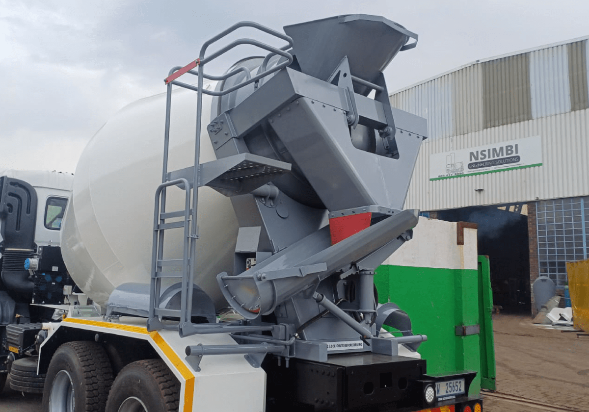 feed hopper and v-shute