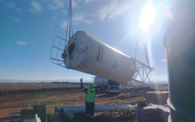 Mobile Batch Plant Going up in Warden