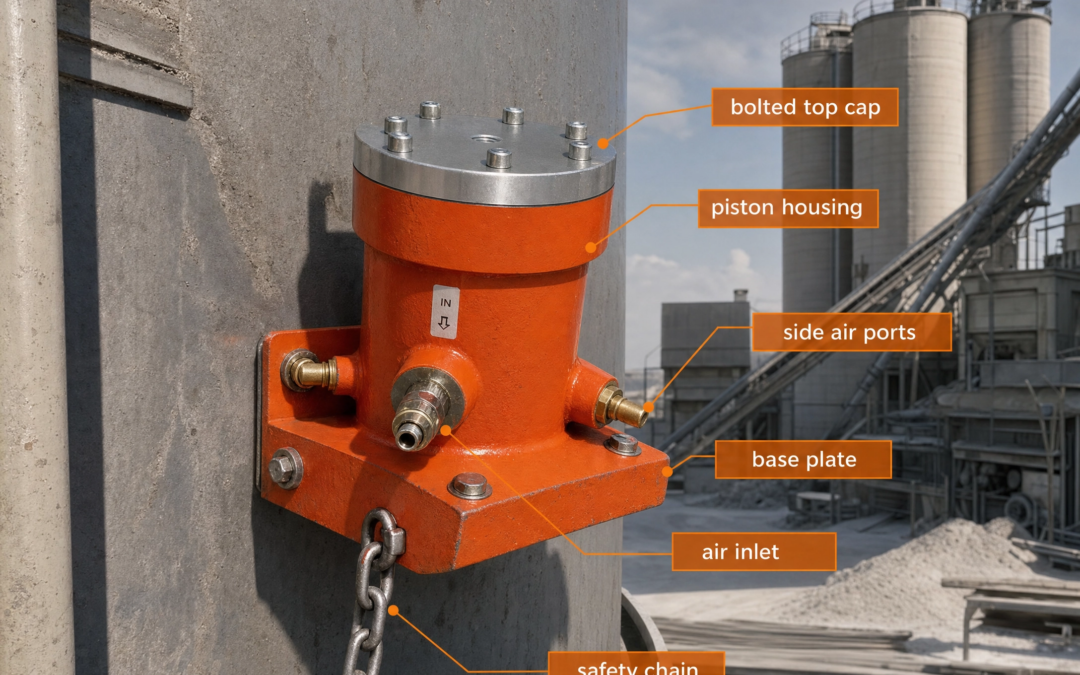 Pneumatic Hammer in Concrete Batching Plants
